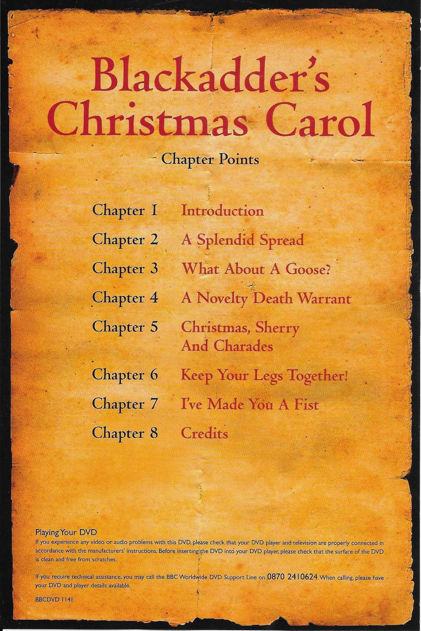 Inserts from BBCDVD 1141